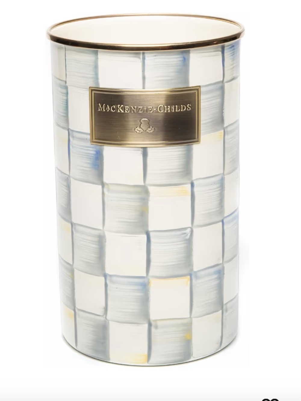 MACKENZIE-CHILDS Enamel Utensil Holder, Sterling Check